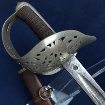 British Boer War Patent Solid Hilt Sword, Lt Claud DArcy Cayley, Middlesex Regt 3